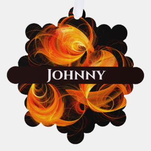 Carte Décorative Art Abstrait Fireball