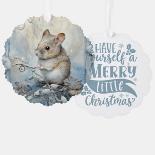 Carte Décorative Ayez Vous Un Petit Noël Joyeux Souris