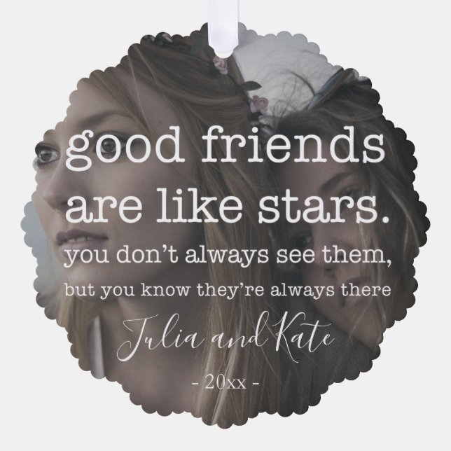 Carte Décorative Balise cadeau de Noël de l'ami (Recto)