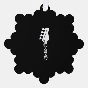 Carte Décorative Basse Guitare Joueur Baider