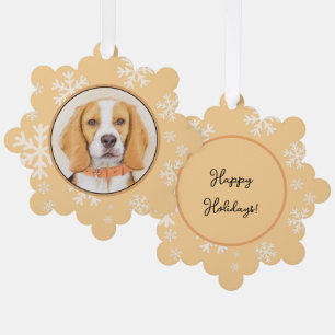 Carte Décorative Beagle Hound Dog Peinture Animal Art original