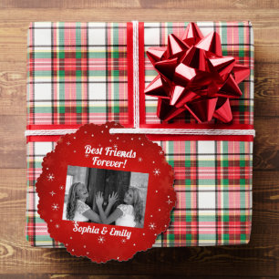 Carte Décorative Best Friends Besties BFF Ajouter des noms de photo