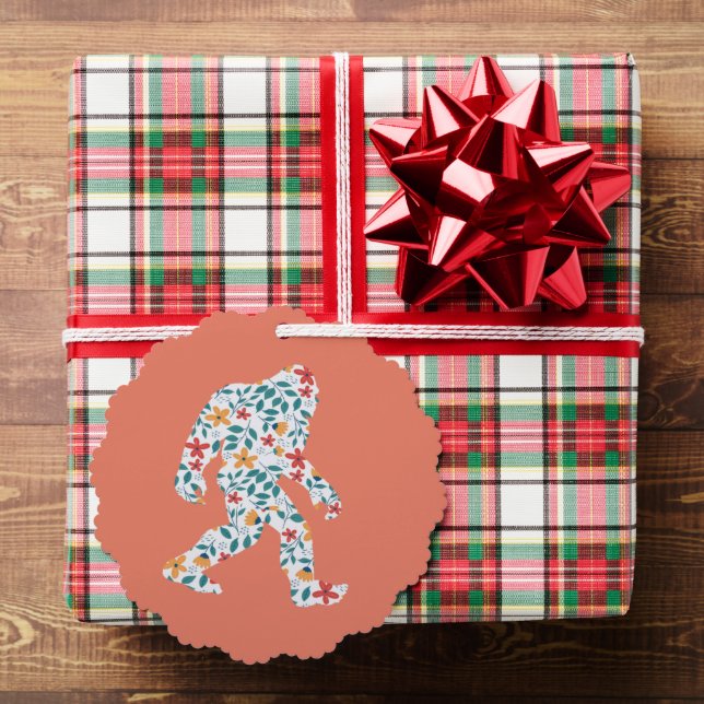 CARTE DÉCORATIVE BIGFOOT FLORAL (Insitu (Cadeau))