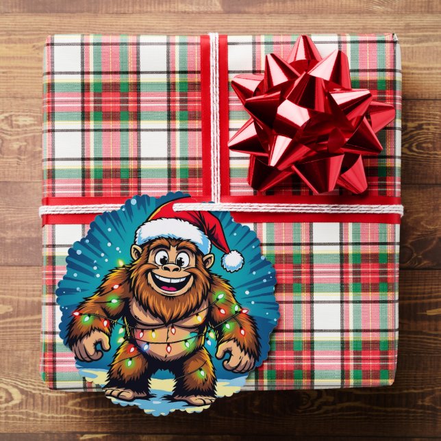 Carte Décorative Bigfoot Sasquatch Noël drôle (Insitu (Cadeau))