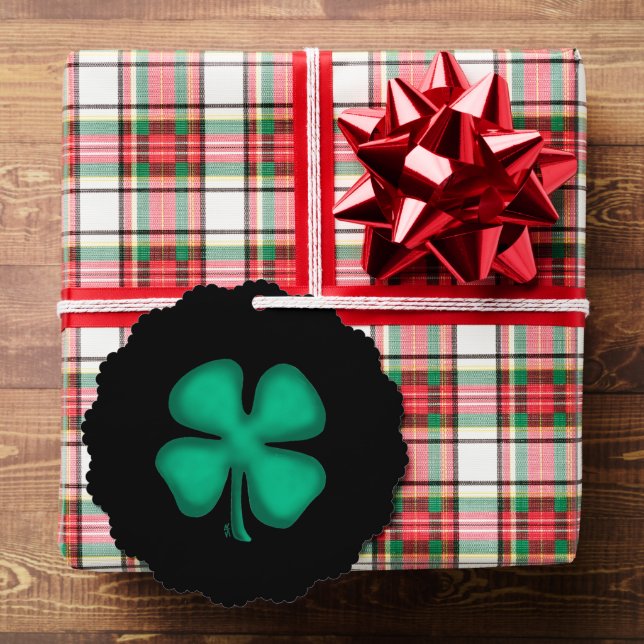 Carte Décorative Black Irish scalloped paper ornament (Insitu (Cadeau))