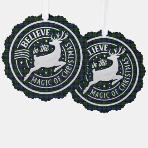 Carte Décorative Black Watch Ancien Tartan écossais Noël