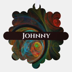 Carte Décorative Bleu de renaissance Art Abstrait