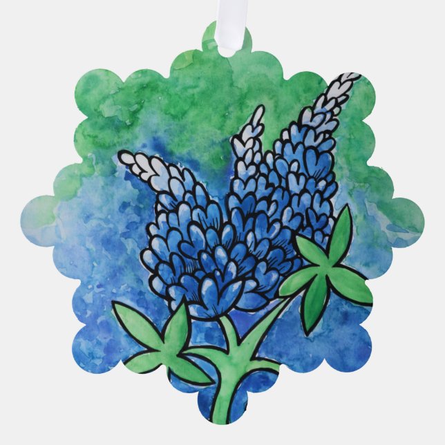 Carte Décorative Bluebonnets du Texas (Recto)