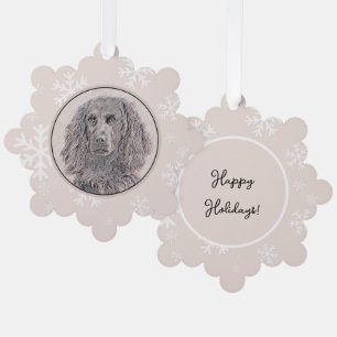Carte Décorative Boykin Peinture Espagnole - Cute Original Chien Ar