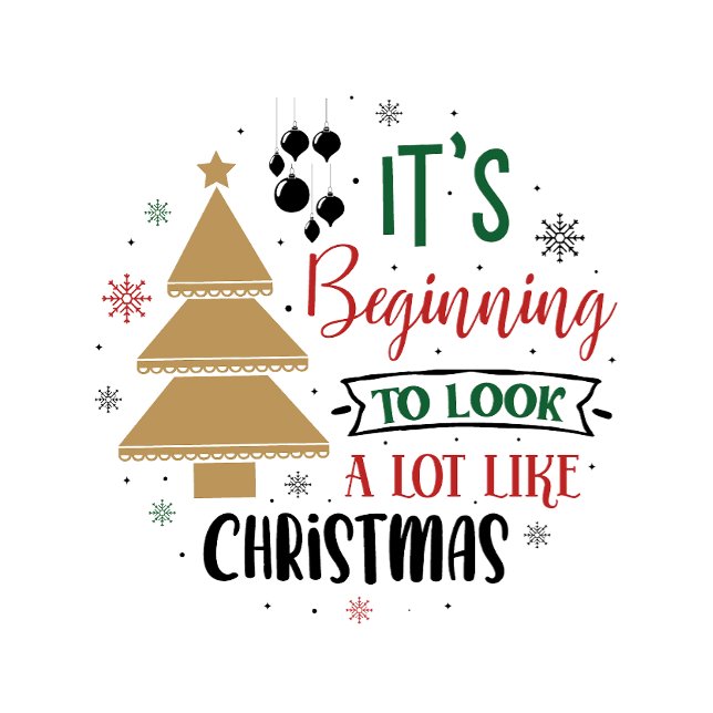 Carte Décorative Ça ressemble beaucoup à Noël (Créateur téléchargé)