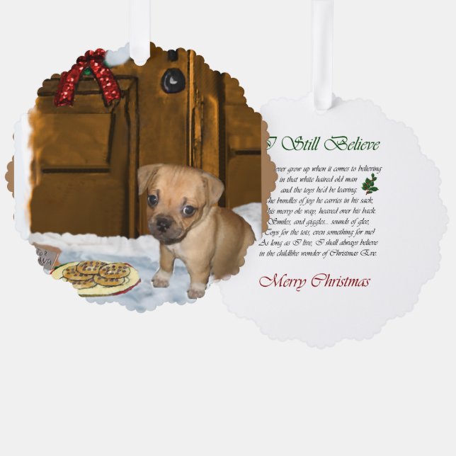 Carte Décorative Cadeaux de Noël (Recto/Verso)