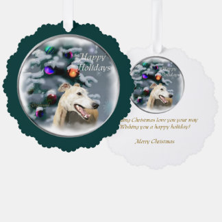 Carte Décorative Cadeaux de Noël Greyhound