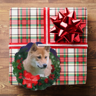 Carte Décorative Cadeaux de Noël Shiba Inu