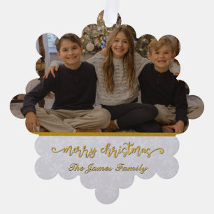 Carte Décorative Cadre photo personnalisé Joyeux Noël et Nouvel An