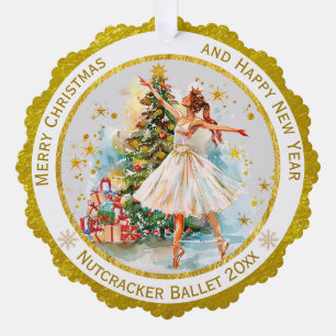 Carte Décorative Casse-Noisette Personnalisé Ballet Noël - Cadeau