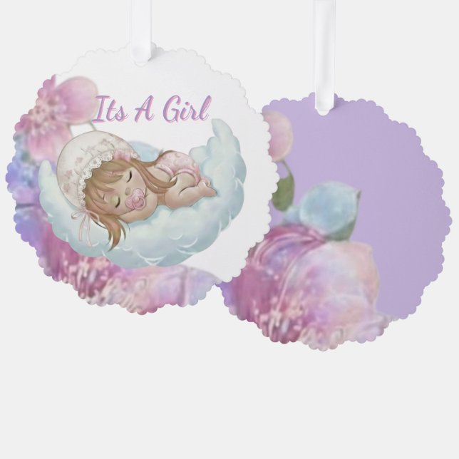 Carte Décorative Celestial Baby shower  (Recto/Verso)
