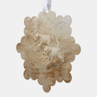 Carte Décorative Chiens - Papier de décoration