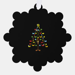 Carte Décorative Christmas Tree Golf Ball Shirt