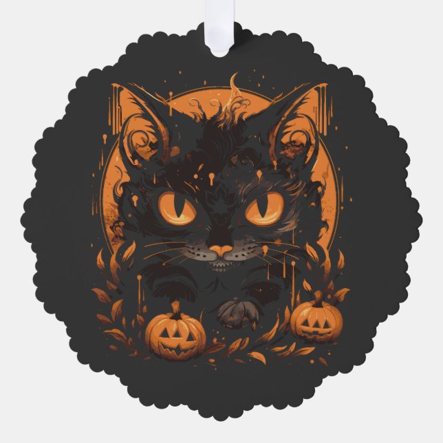 Carte Décorative Citrouilles de Halloween (Recto)