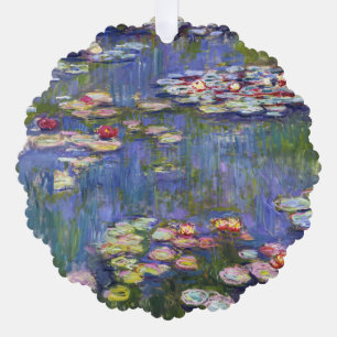 Carte Décorative Claude Monet - Nymphéas / Nénuphars