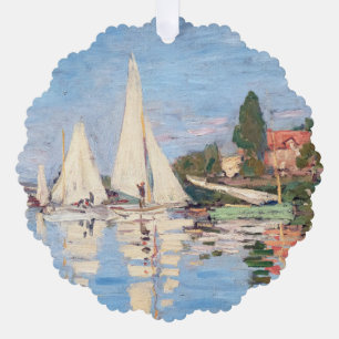 Carte Décorative Claude Monet - Régates à Argenteuil