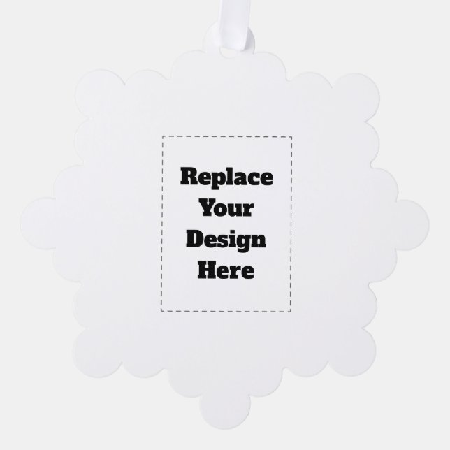 Carte Décorative Créez Votre Propre blanc (Recto)