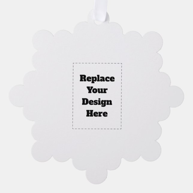 Carte Décorative Créez Votre Propre blanc (Recto)