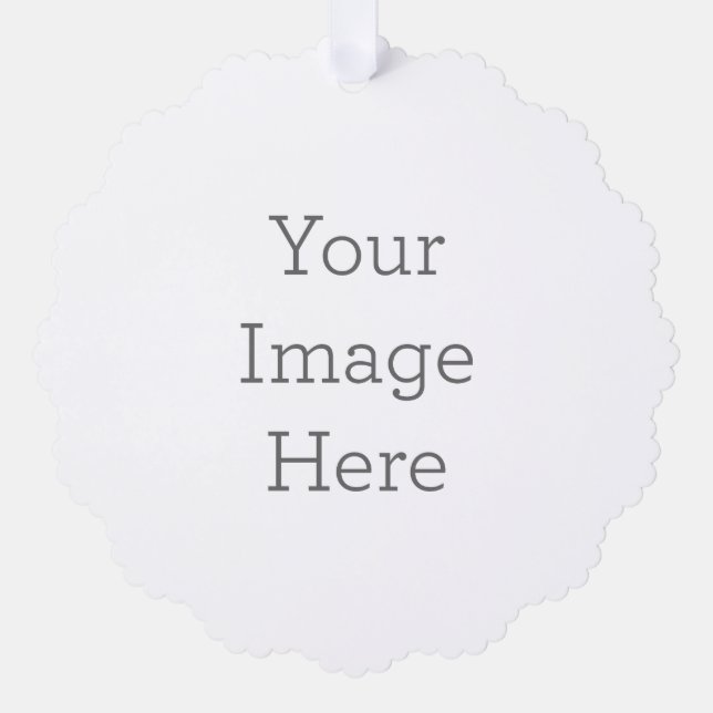 Style de l'ornement en papier : Festonné, Papier : Mat, Enveloppes : Aucun (Recto)