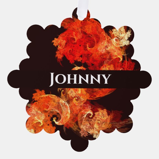 Carte Décorative Danse Feux d'artifice Art Abstrait (Recto)