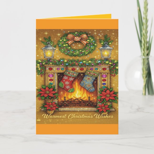 Carte décorative de Noël (Devant)