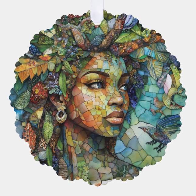 Carte Décorative Déesse des bois e (Recto)