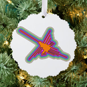 Carte Décorative Dessin de Nazca Hummingbird Pérou