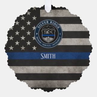 Carte Décorative Drapeau américain personnalisé de la police Thin B