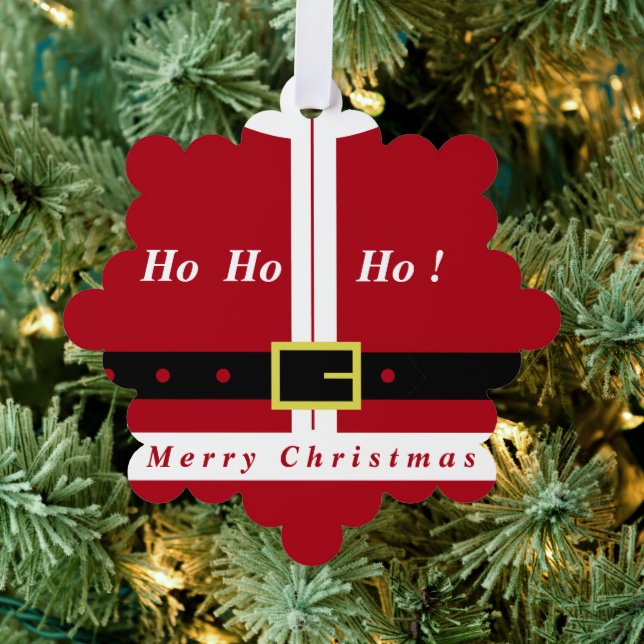 Carte Décorative Drôle cadeau d'ornement de Noël avec Père Noël (Insitu (Arbre))