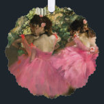 Carte Décorative Edgar Degas - Danseurs en rose<br><div class="desc">Danseurs en rose / Ballerinas en rose - Edgar Degas,  1880-1885</div>
