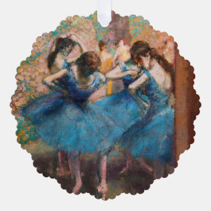 Carte Décorative Edgar Degas - Danseuses en bleu