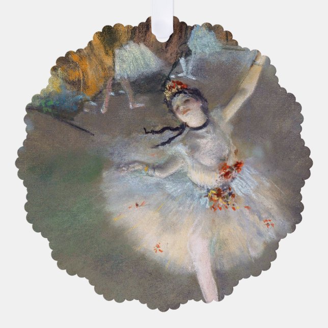 Carte Décorative Edgar Degas - L'Étoile / Danseuse sur la Scène (Recto)