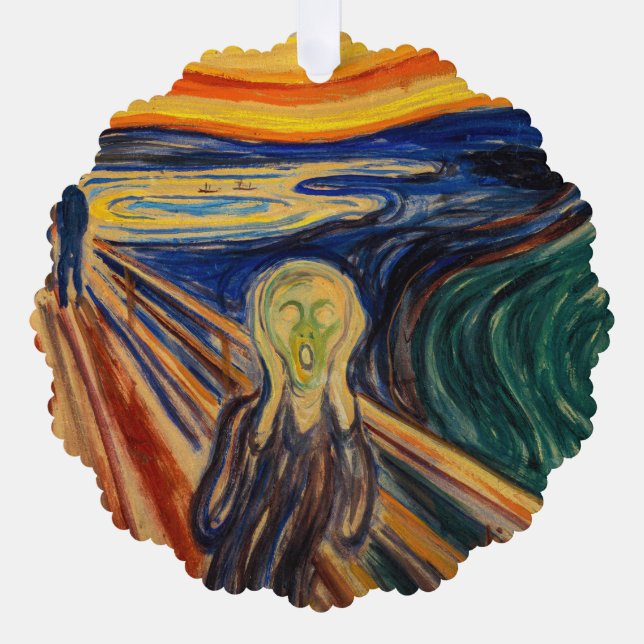 Carte Décorative Edvard Munch - Le cri 1910 (Recto)