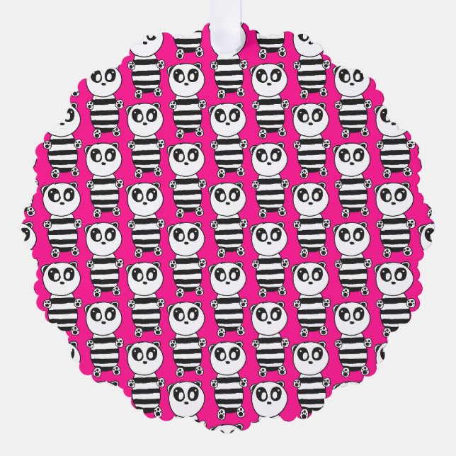 Carte Décorative Enfants Panda  (Recto)