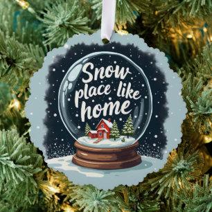 Carte Décorative Enneigement comme maison vacances Citation