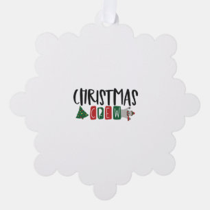 Carte Décorative Équipage de Noël