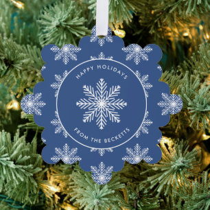 Carte Décorative Festif Flocon de neige photo de Noël