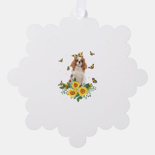 Carte Décorative Filles Femmes Maman Cavalier King Charles Spaniel  (Recto)