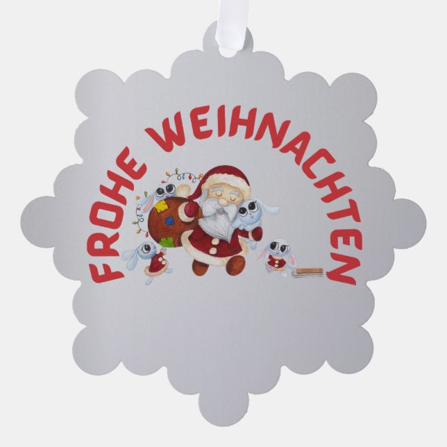 Carte Décorative frohe weihnachten, weihnacht, weihnachte, weihnach (Recto)