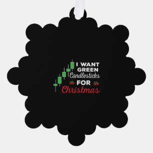 Carte Décorative Funny Christmas Stock Market