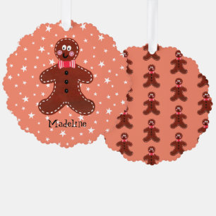 Carte Décorative Gingerbread Man