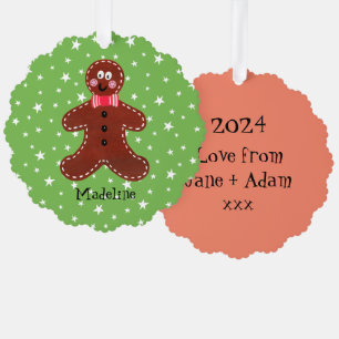 Carte Décorative Gingerbread Man