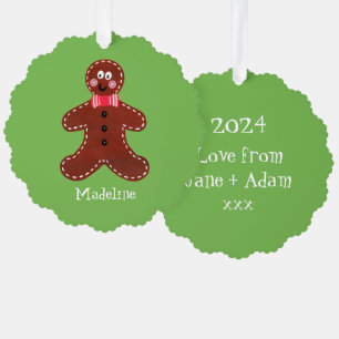 Carte Décorative Gingerbread Man