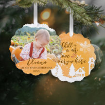 Gold Baby 2nd Christmas Hot Quote Photo