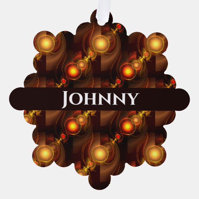 Carte Décorative Gold Modern Boho Elegant Abstract Art Pattern #501 (Recto)